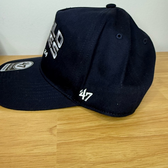 New York Yankees '47 Brand 2024 World Series Hitch Navy Adjustable Snapback Hat - Picture 3 of 4